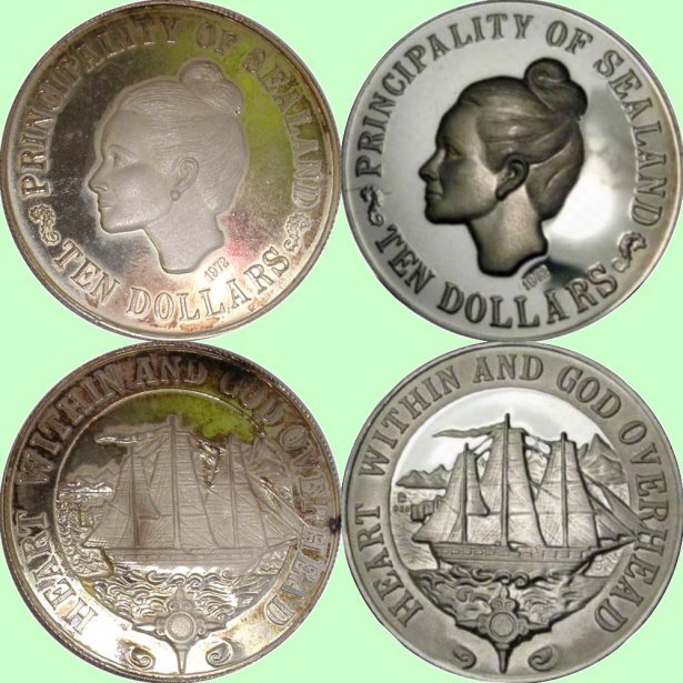 Силендский доллар - монеты 1972 года.