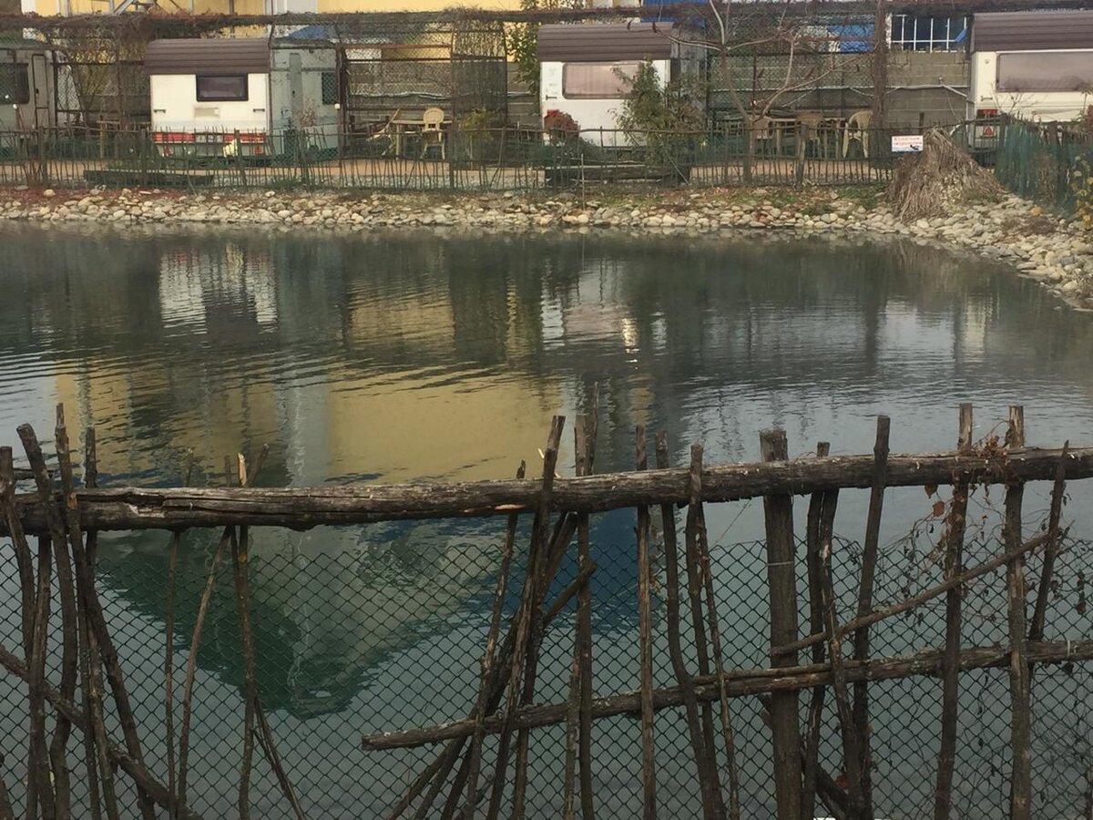 Трейлер и озеро