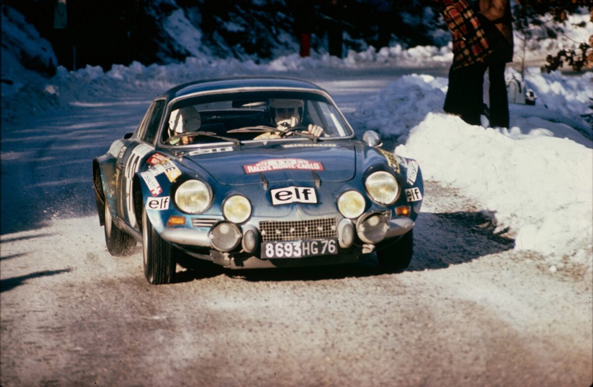 Alpine-Renault A110 на ралли Монте-Карло Источник: silodrome.com