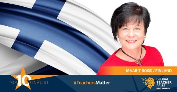 На фото: Маарит Росси, учитель математики из Финляндии, финалист Global Teacher Prize-2016
