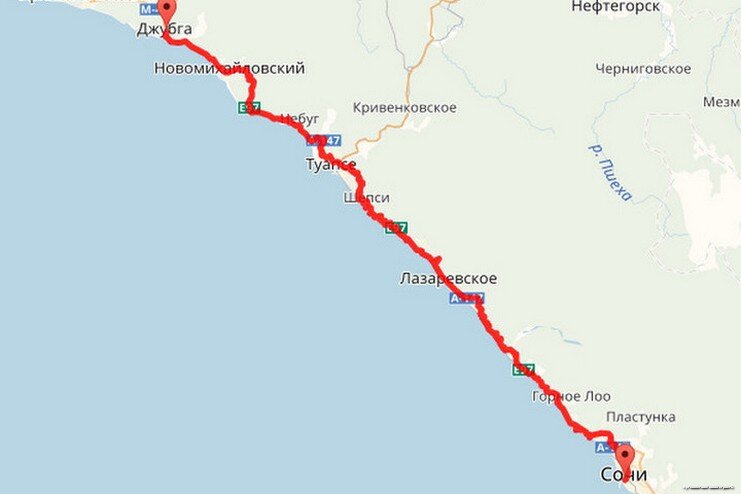 Краснодар архипо осиповка расстояние. Проект автодороги Джубга Сочи на карте. Карта дороги Джубга Сочи. Проектируемая трасса Джубга Сочи. Новая трасса Джубга Сочи на карте.