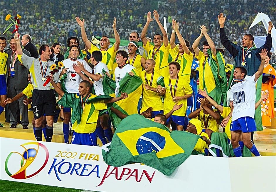 Сборная Бразилии 2002 года. Сборная Бразилии по футболу 2002. Сколько раз бразилия становилась чемпионом
