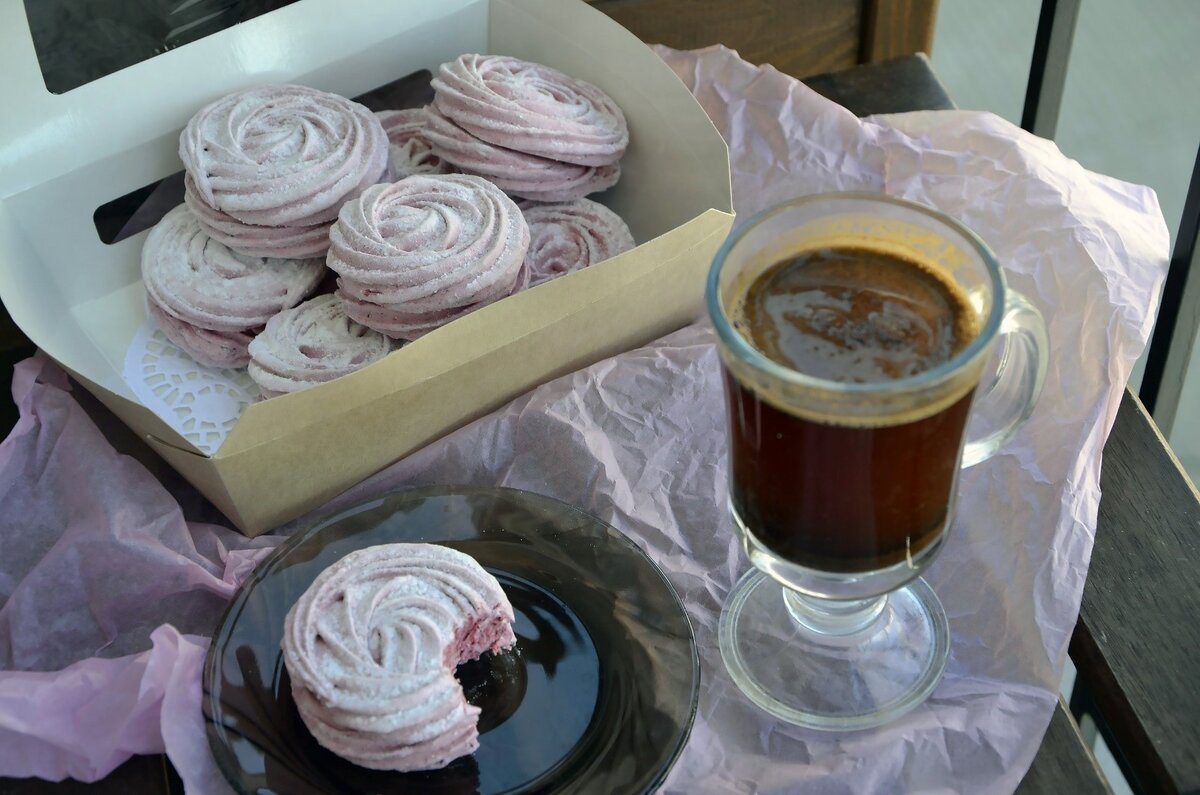 Вишнёвый зефир - пошаговый рецепт с фото.