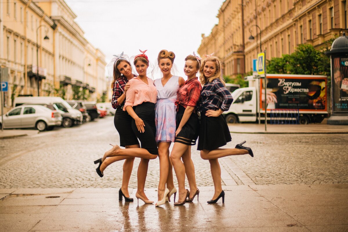 Образ на девичник - PIn-up