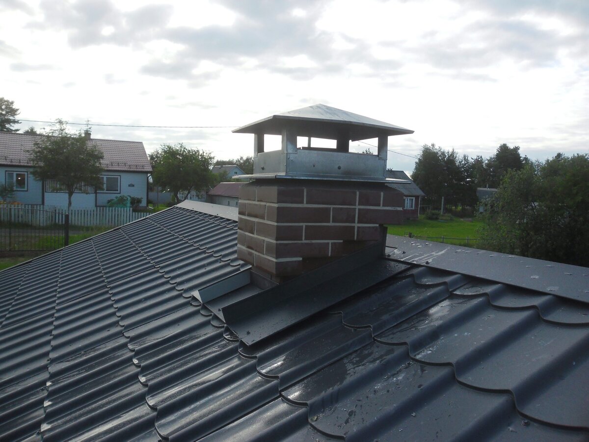 Как сделать, чтобы не текла крыша вокруг печной трубы? | Строительный форум slep-kostroma.ru