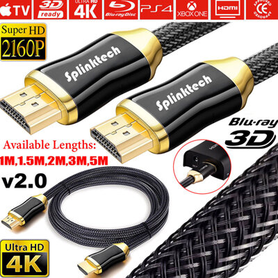 PREMIUM HDMI 4K Cable 2.0V HD High Speed...