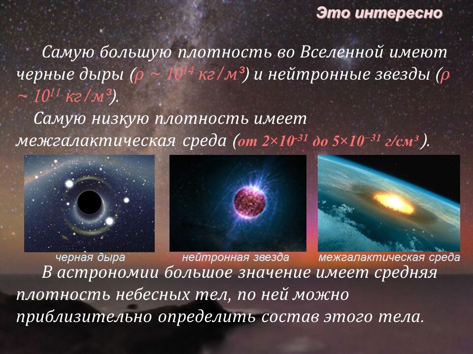 Самая маленькая плотность у. Плотность черной дыры. Огромные объекты во Вселенной. Самый крупный объект во Вселенной. Самый плотный объект во Вселенной
