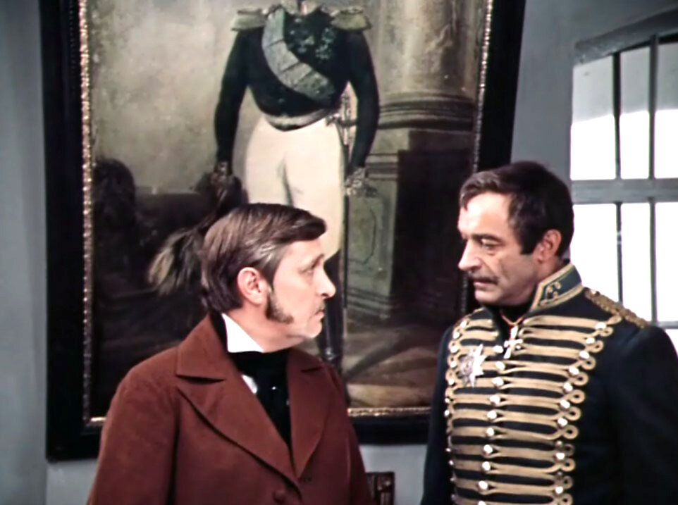 Олег Басилашвили в фильме "О бедном гусаре замолвите слово"