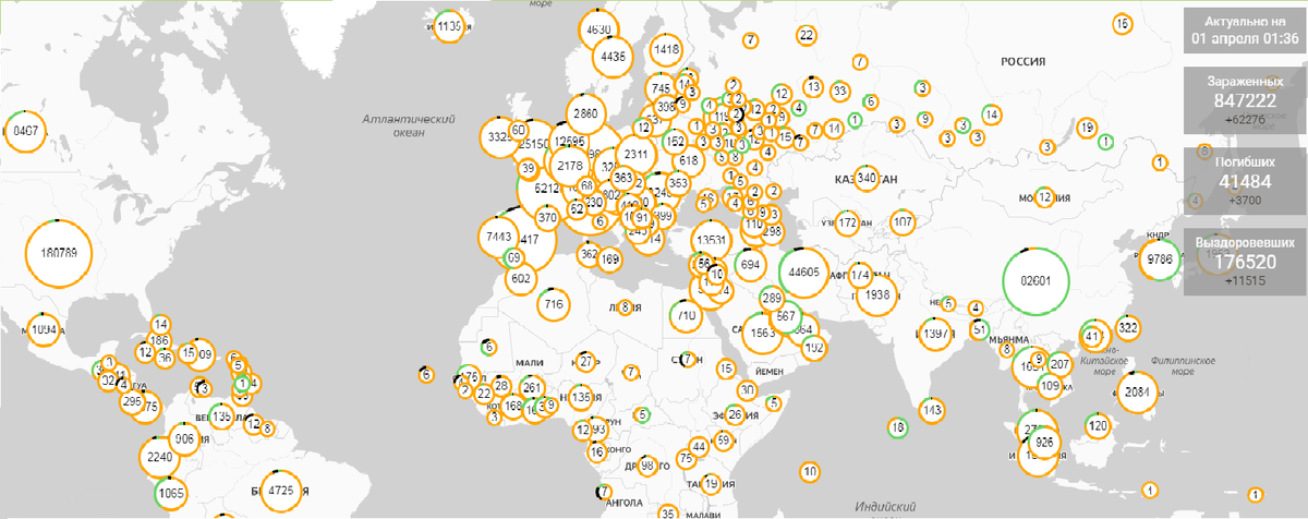 данные на 31 марта.