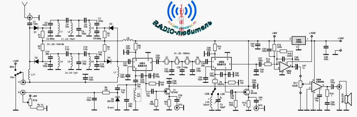 Mc3362p схема ssb приемника