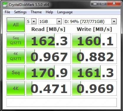 4K - показатели рандомного чтения/записи, а первая и третья строчки - последовательное чтение/запись