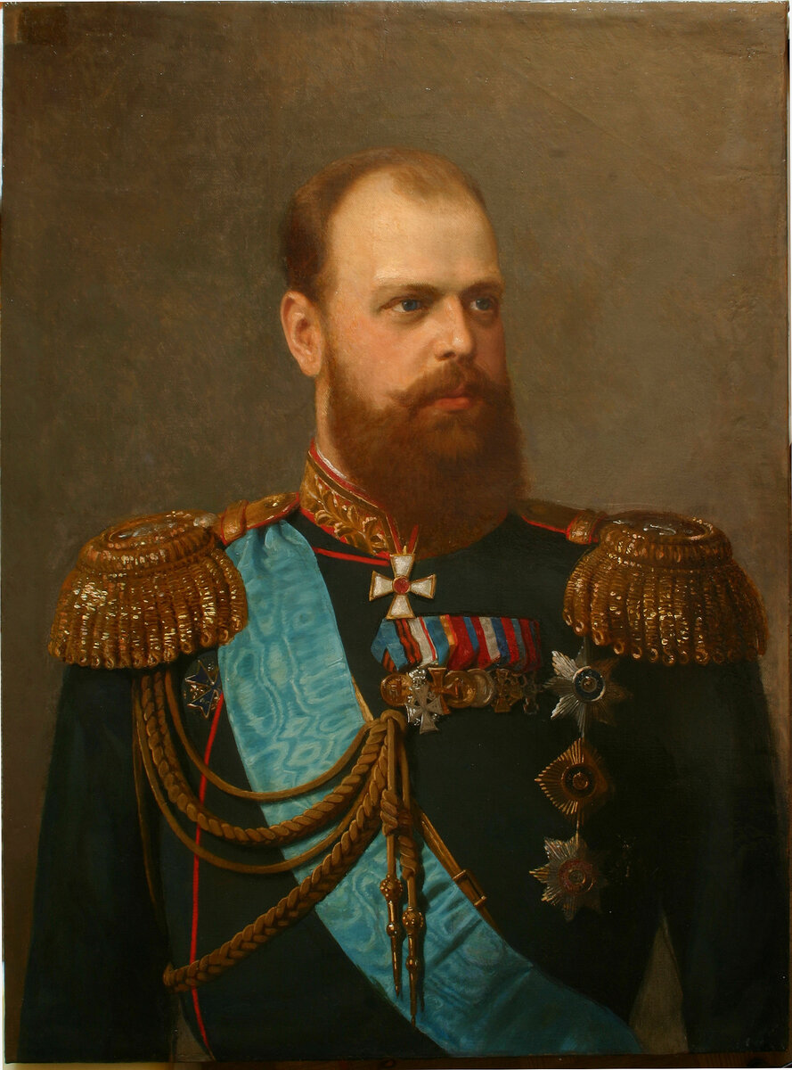 "Портрет императора Александра III". Неизвестный художник. 1880-1890-е гг. Холст, масло. ГМЗ Гатчина