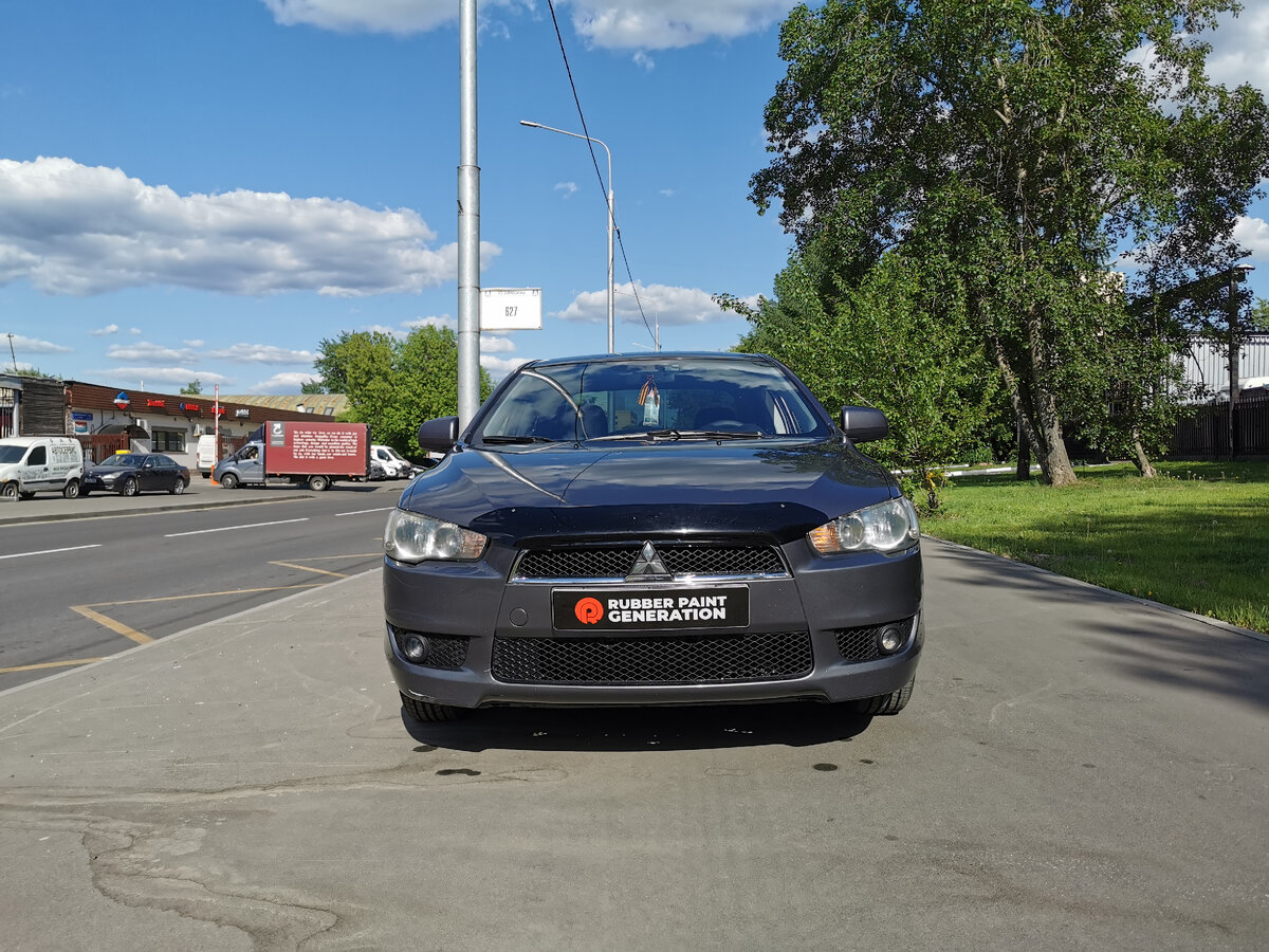 Mitsubishi Lancer X. Популярный японец в новом облике! | Rubber Paint | Дзен