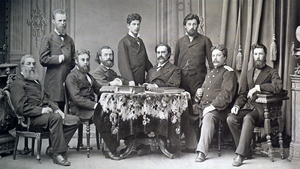 Участники основания Исторического музея, 1875-1878 гг. Источник: wikipedia.org