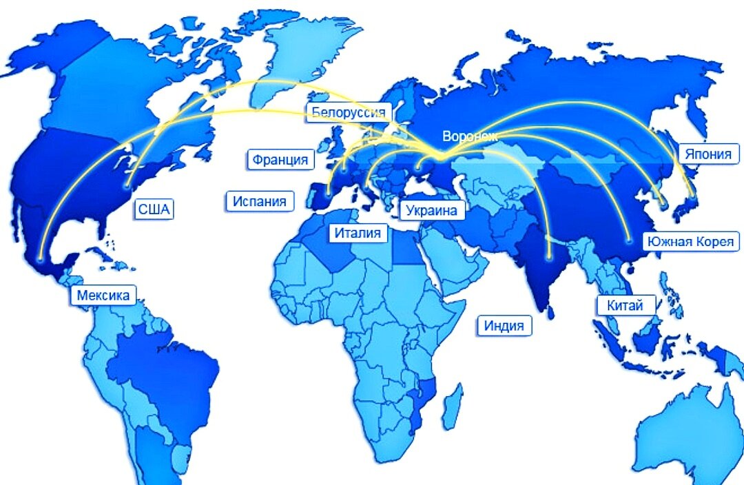 География поставок ТМП — Project SFERA Live — Подписывайтесь...