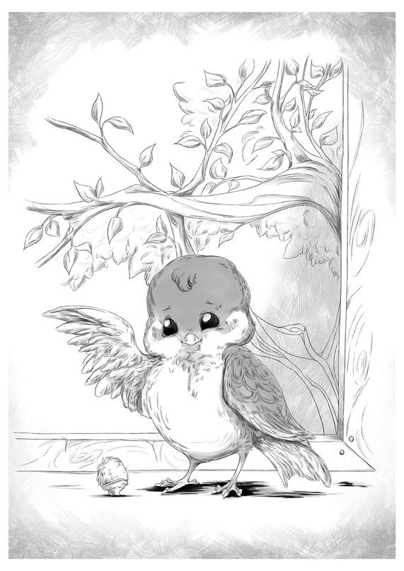 Барабашка и воробей Поскок