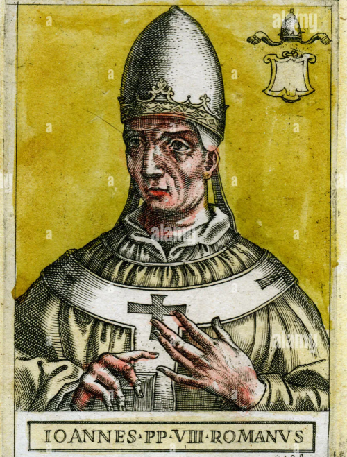 Римский папа Иоанн Восьмой. Источник: Яндекс-картинки.