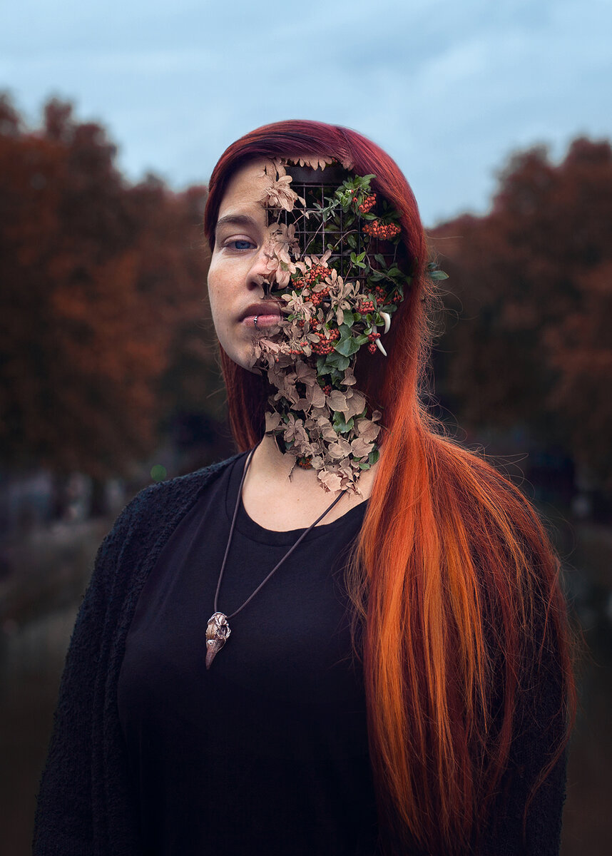 Фотошоп фото в цветах Мощные фотографии людей, поедаемых Матерью-природой Минутка вдохновения Дзен