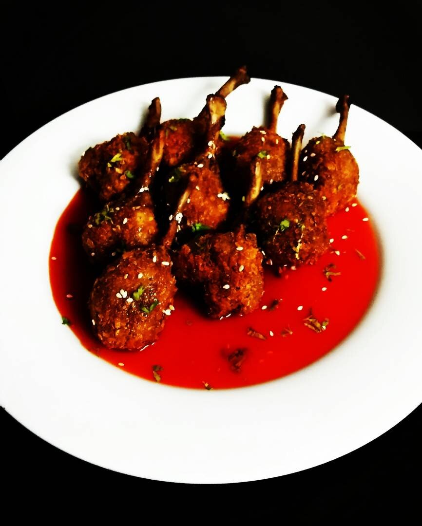 Куриный "леденцы" в соусе