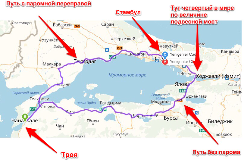 Стамбул паромы карта расписание