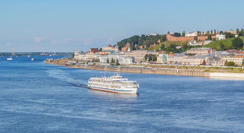 Вид на набережную Нижнего Новгорода