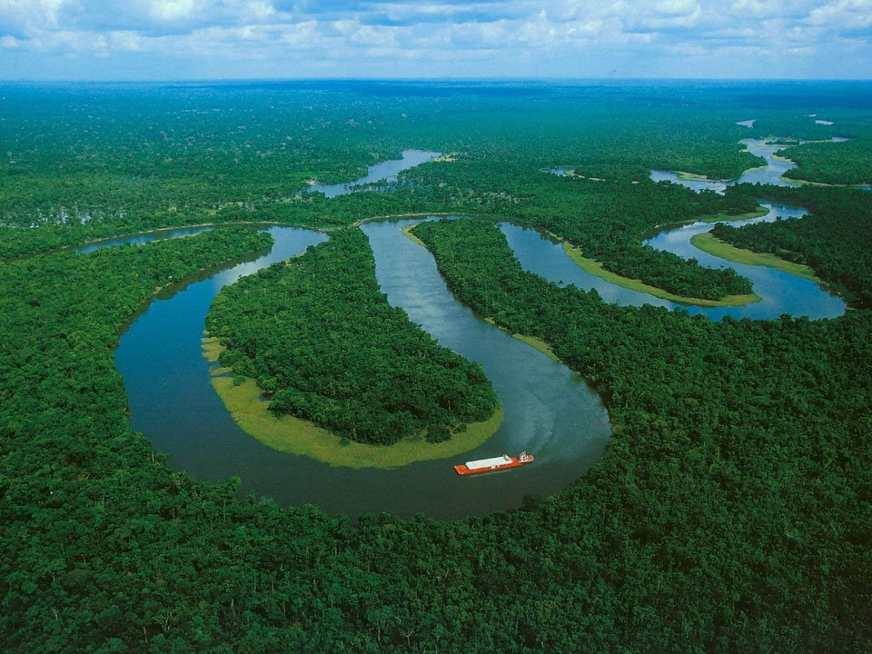 Амазонка полноводна круглый год. Три интересных реки планеты. Amazon River jpeg.