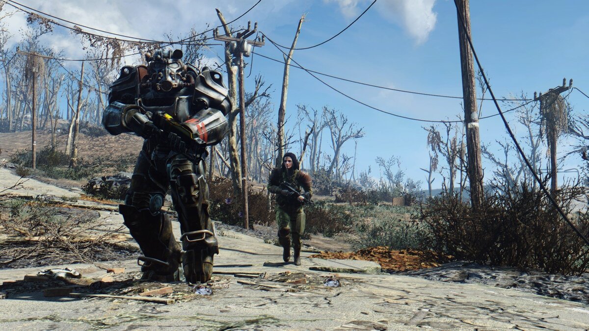 Кадр из новой части Fallout, скорее всего проект будет полностью online!