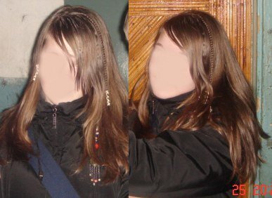 2008г. Полностью свой родной темно-русый с золотинкой цвет, ничем не тронутый и не окрашенный.