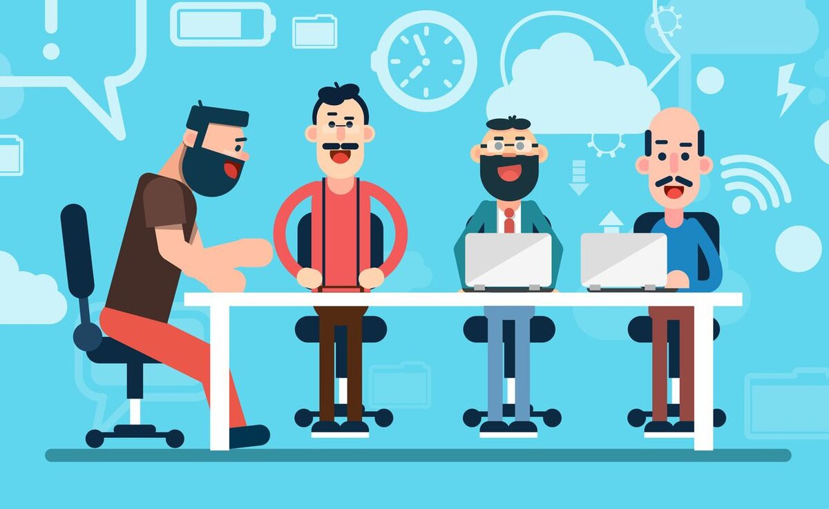 Во время фокус-группы важно охватить всех ее участников. (Источник изображения - https://booking-x.com/blog/)