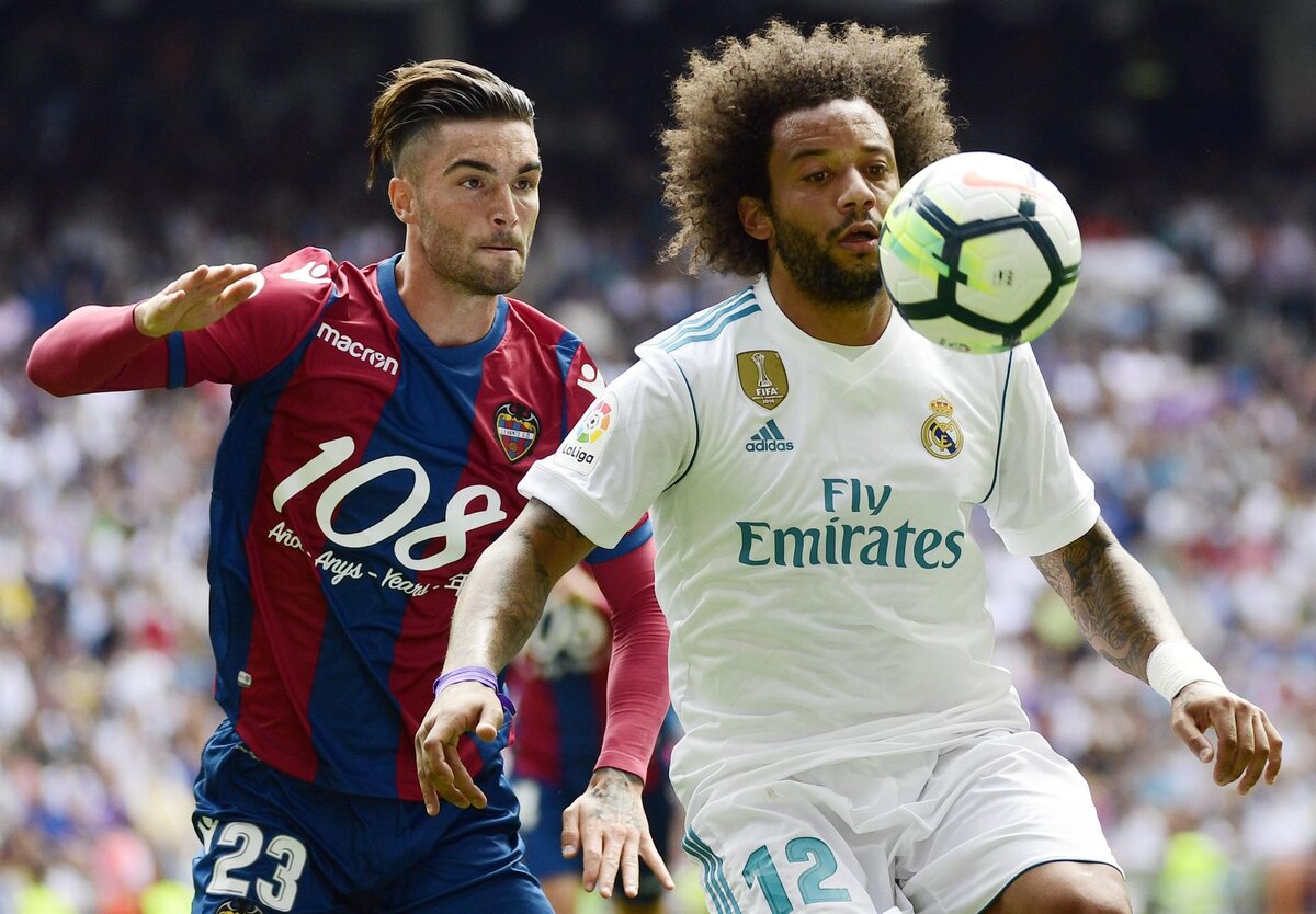 Леванте Реал Мадрид в 2017 году сыграли 1-1.  Свидетельство непримиримости соперников