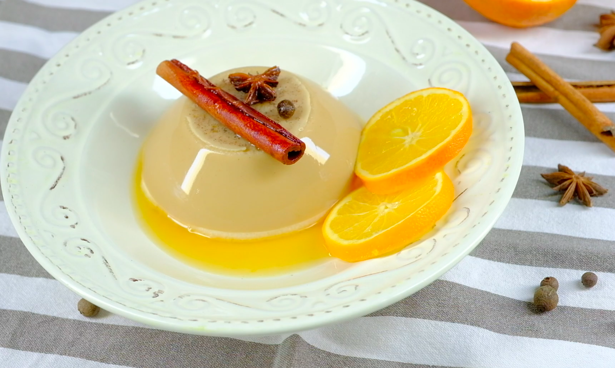 Тыквенная panna Cotta