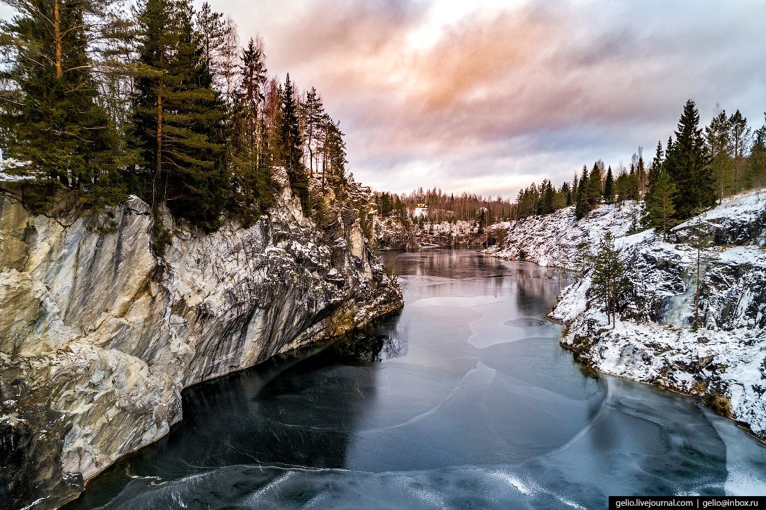 Карелия зимой панорама