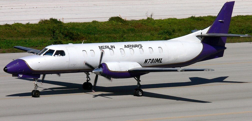 Самолет Swearingen Merlin, известный также, как Fairchild Aerospace Merlin.