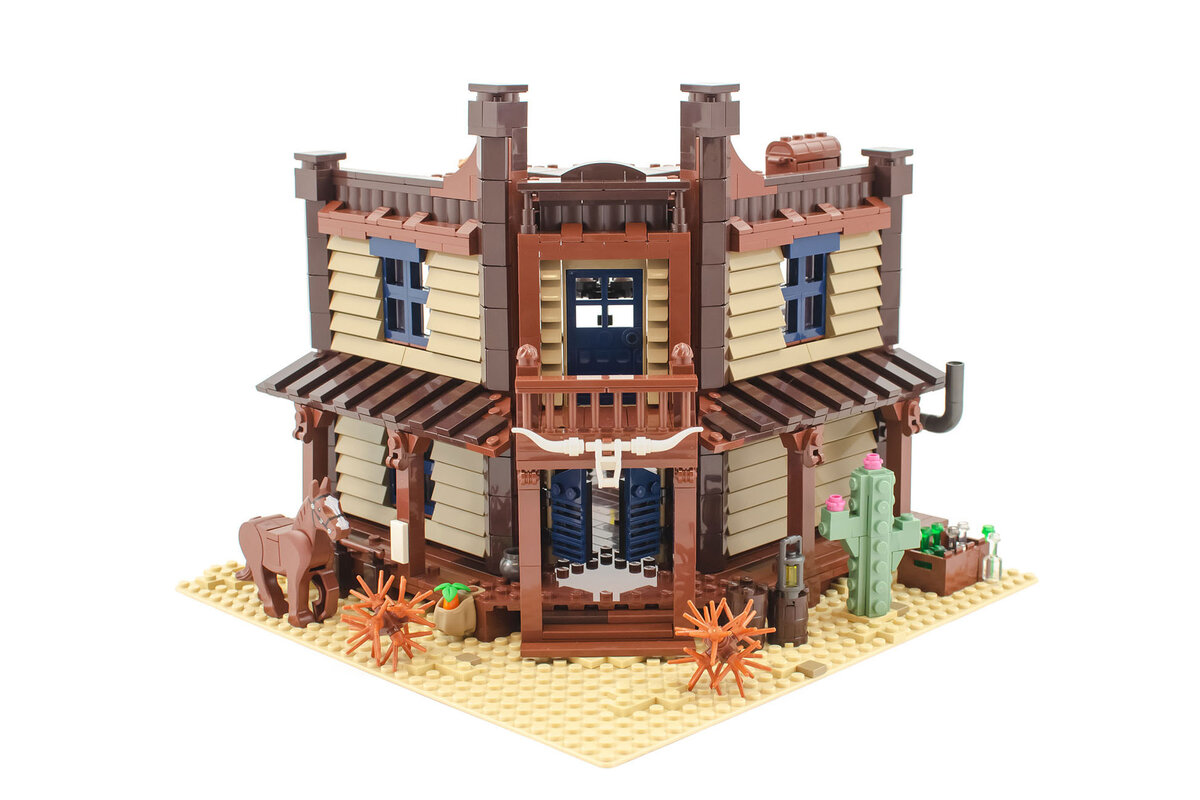 Название: Wild West Saloo. Автор:Legopard (одна из 16 моделей отобранных дизайнерами LEGO в рамках программы) 