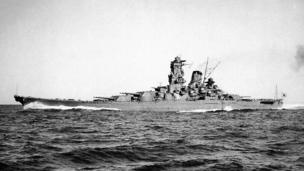 Линейный корабль «Ямато» на испытаниях, 1941 год. Фото: commons.wikimedia.org