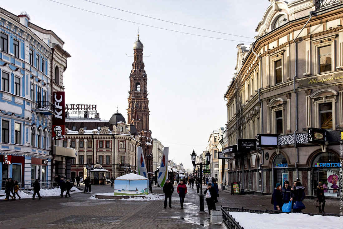 Улица Баумана в Казани