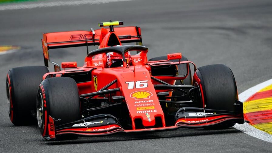 Шарль Леклер - Ferrari победитель Гран При Бельгии 2019