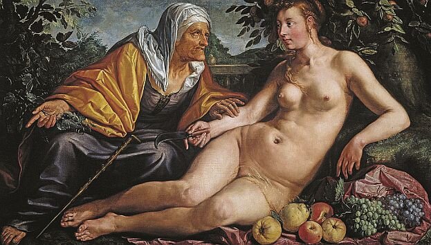 Vertumn and Pomona. Artist G. Hendrick