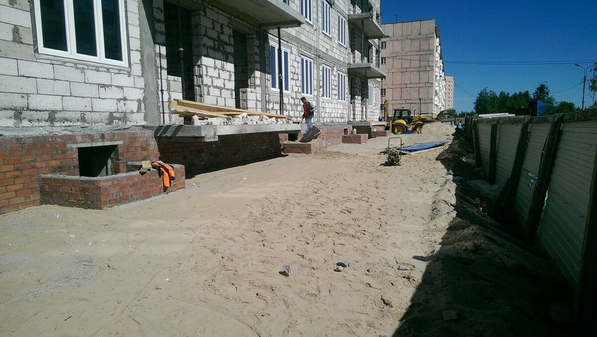 Наш объект - жилой дом из двух блоков в 5 и 7 этажей