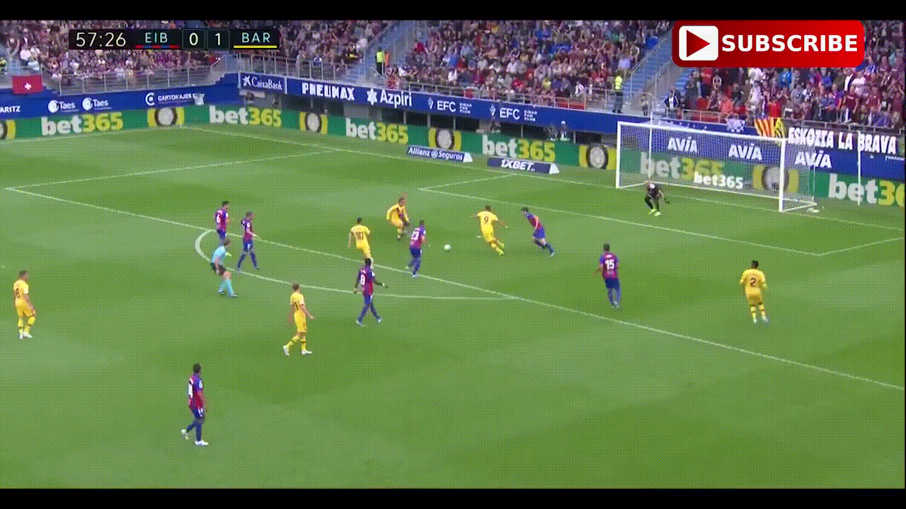 1:1. Лионель Месси. 58 минута.