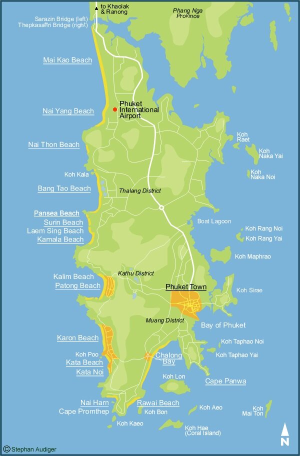  Основные пляжи 