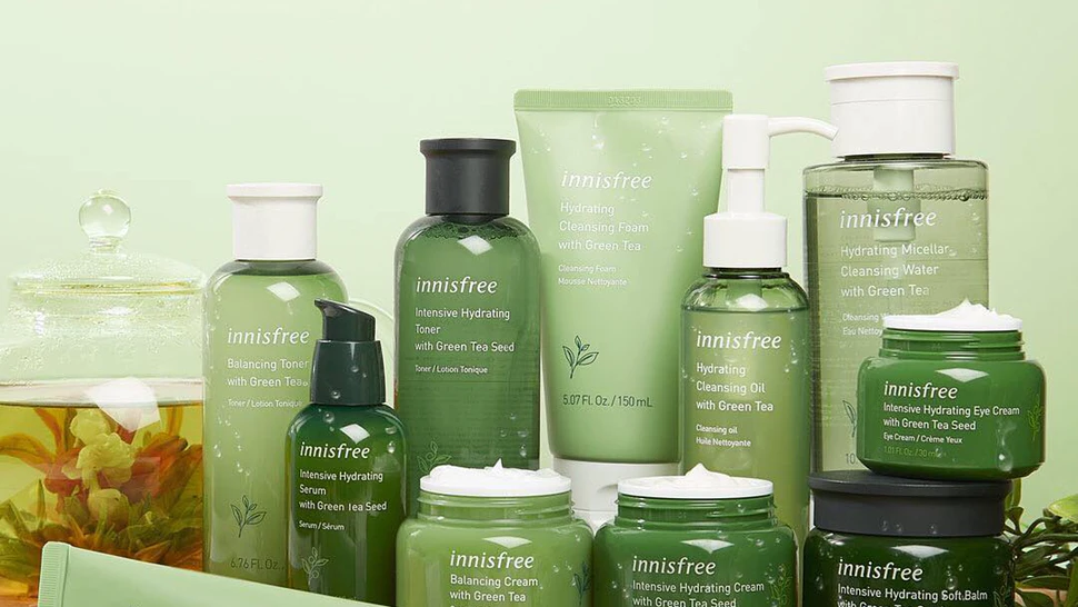 Бренды корейской косметики для лица. Корейский бренд Innisfree. Набор Innisfree зеленый. Innisfree гидрофильное масло. Innisfree Green Tea Balancing Lotion.