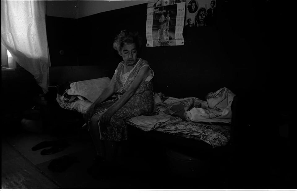 Фото Германа Авакяна, сделанное в 2000 в Общежитии для одиноких беженцев из Азербайджана