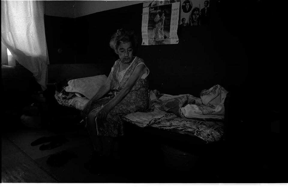 Фото Германа Авакяна, сделанное в 2000 в Общежитии для одиноких беженцев из Азербайджана