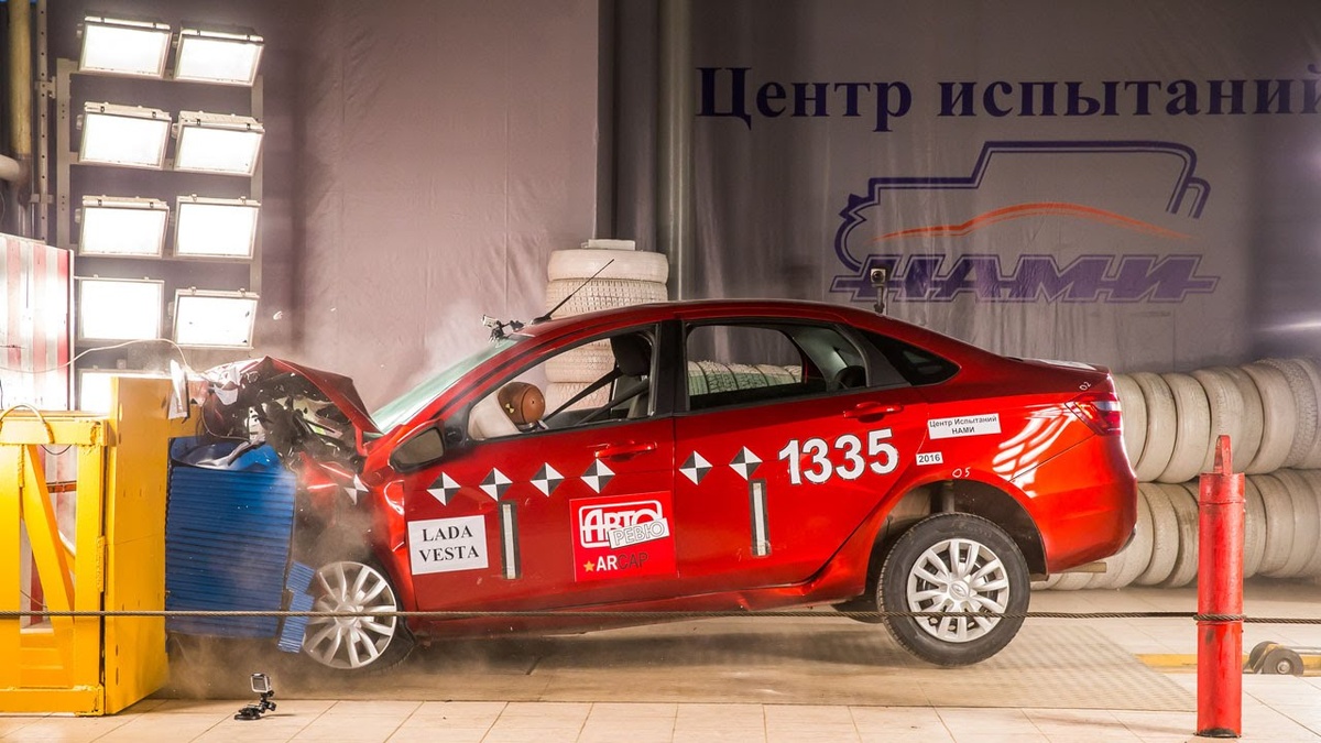Краш-тест лада веста 