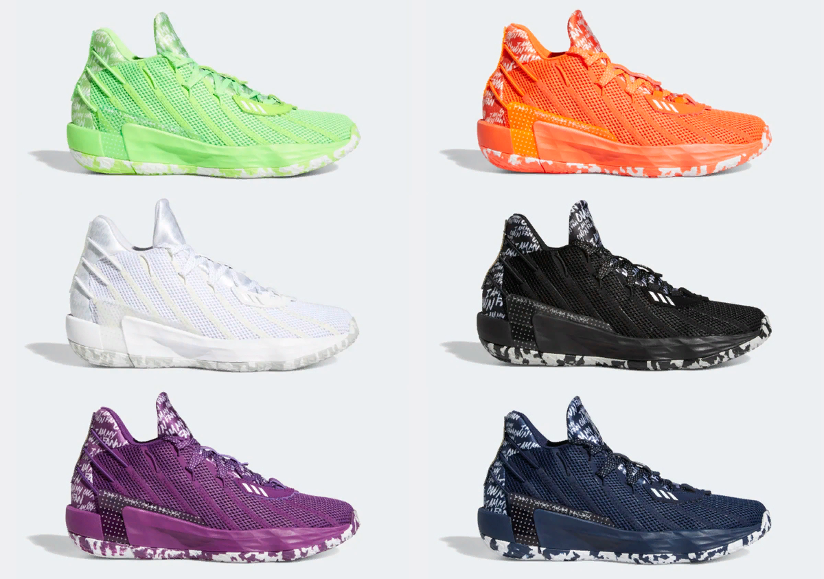 Дэйм 7 adidas кроссовки. Adidas Dame 7 розовые. Лиллард кроссовки 7. Баскетбольные кроссовки adidas Dame 7.