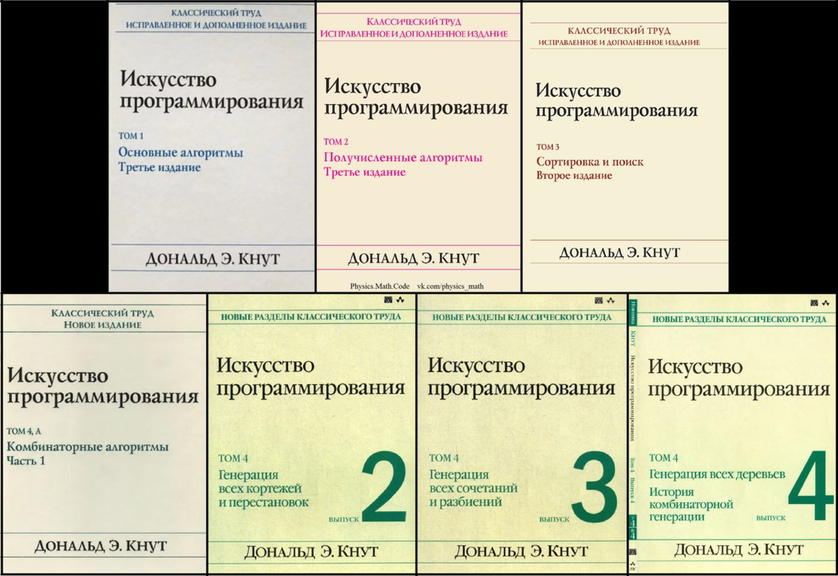 Д кнут искусство программирования. Искусство программирования. / Дональд э. кнут. Кнут алгоритмы книга. Искусство программирования. Том 1. основные алгоритмы.