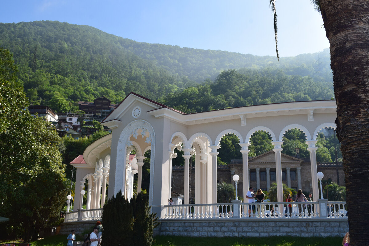 Город Гал Абхазия. Девушки в отеле Родина Абхазия. Как наряжали колоннаду в Абхазии. Где лучше побывать в Абхазии 1 днем.