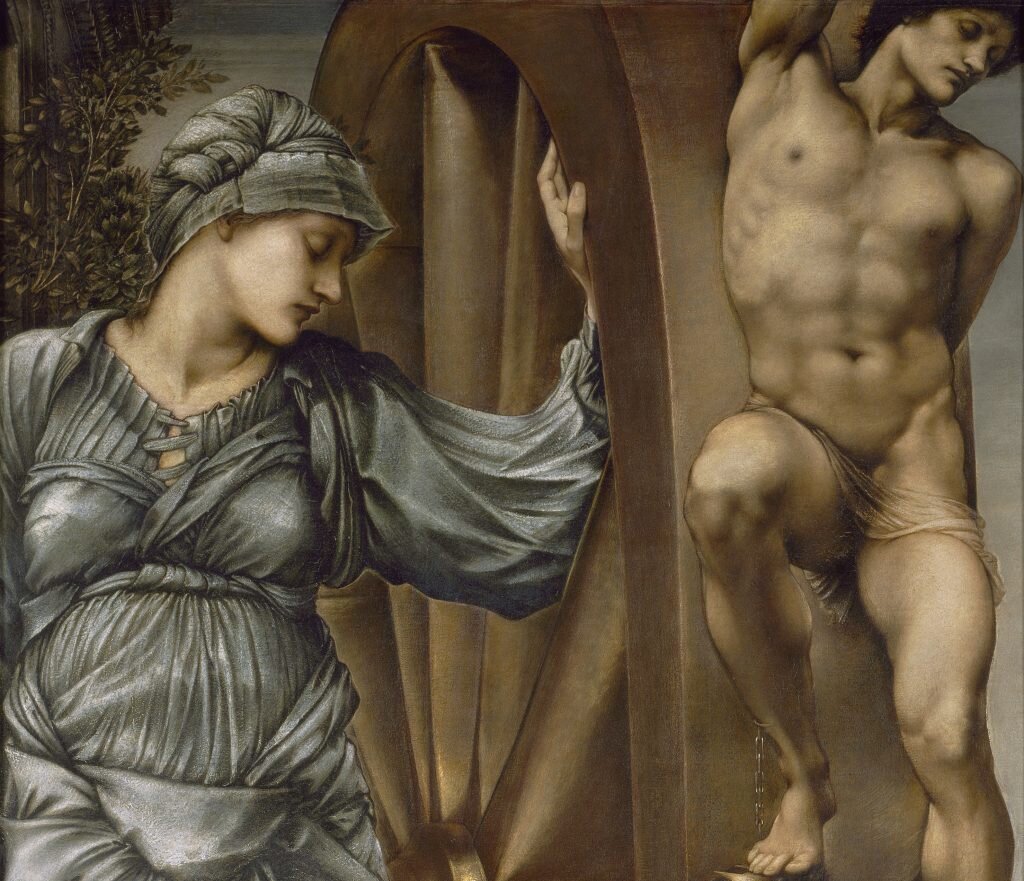 Колесо Фортуны. Фрагмент. Эдвард Коули Берн-Джонс. 1875 - 1883 гг. 