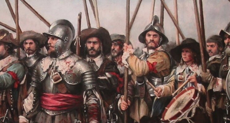 Испанская терция в XVI-XVII вв. Иллюстратор: Augusto Ferrer-Dalmau